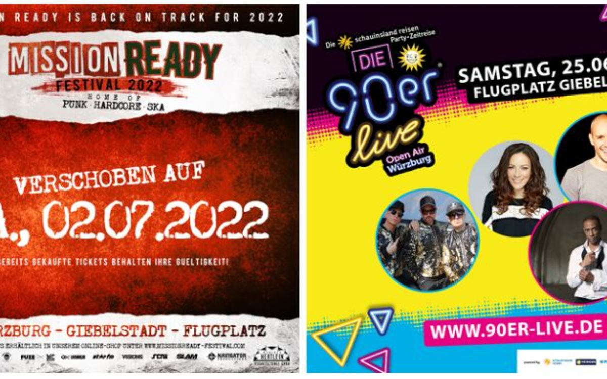 Verlegung 90er Party und Mission Ready Verlegung 90er Party und Mission Ready